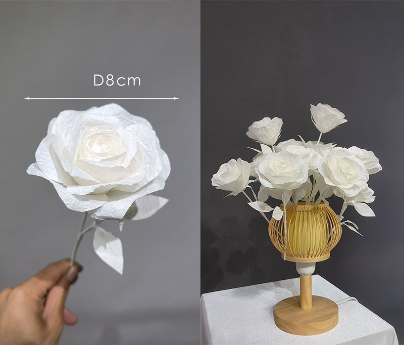 Mini papirni cvjetovi za zanate