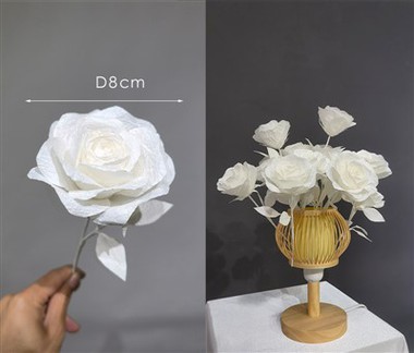 Mini papirni cvjetovi za zanate